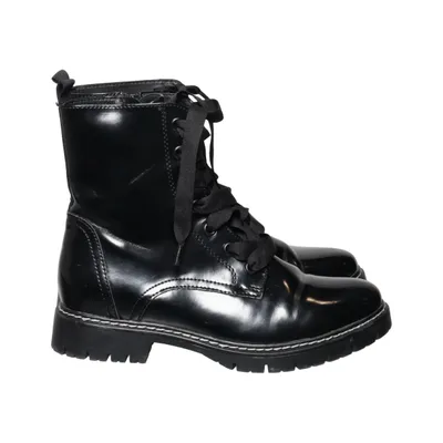 Laced boots (Black) from Graceland Leather