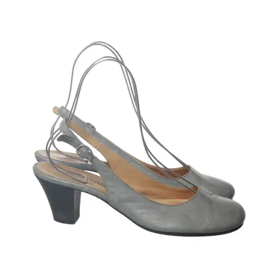 Mules (Gray) from Riccardo Cartillone Leather