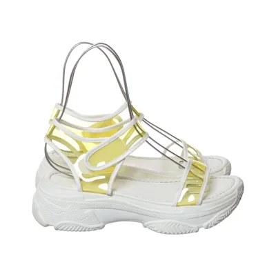 Sandals (White, Yellow) from Sergio Todzi