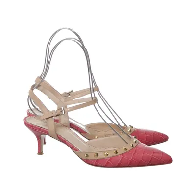 High heel sandals (Pink, Beige) from Festa Leather