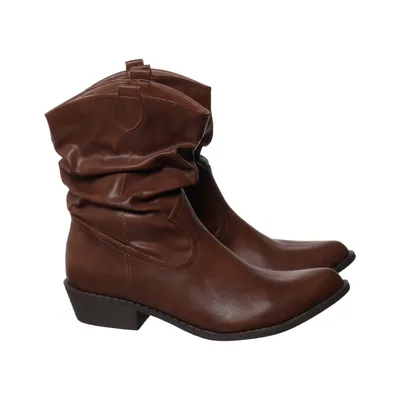 Boots (Brun) från MaxMuxun Skinnimitation
