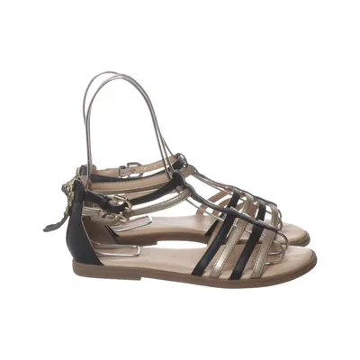 Sandals (Black, Gold) from Geox Leather