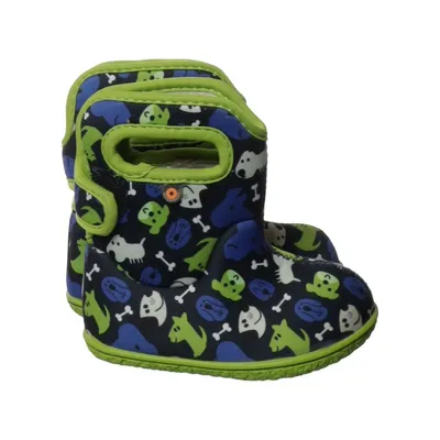 Baby slofjes (Baby Bogs Puppy) van Bogs Imitatiebont