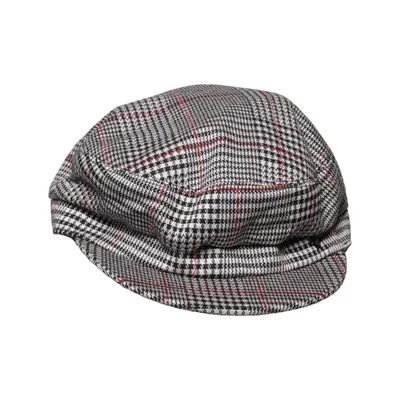 Flat cap (Black, White, Multicolored) from Comma Viscose