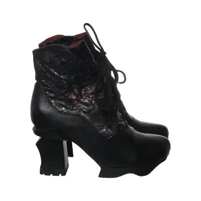 Heeled boots (Black) from Laura Vita Leather