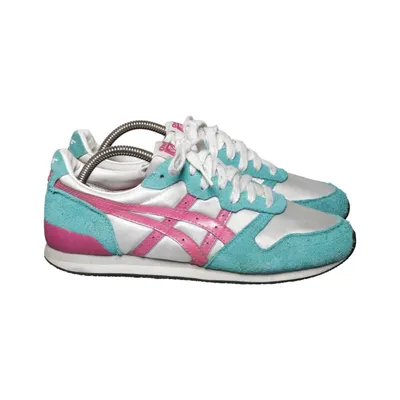 Träningsskor (Blå, Rosa, Silverfärgad) från Onitsuka Tiger Skinn
