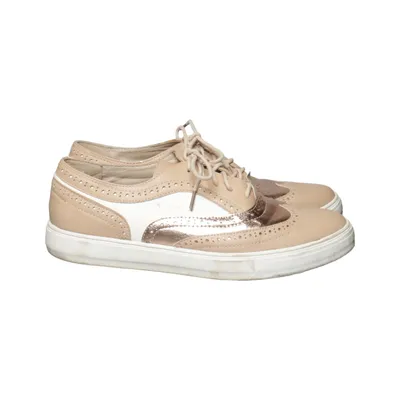 Brogues (Beige, Hvid, Guld) fra Trend One