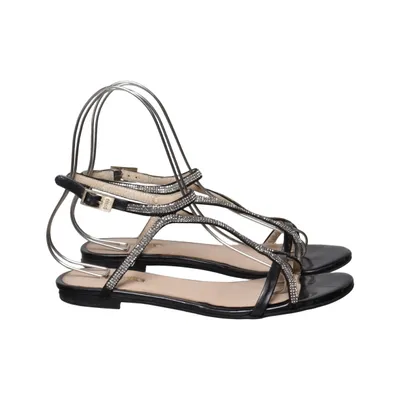 Sandals (Black, Silver) from Guess
