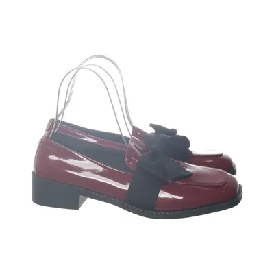 Loafers (Red, Black)