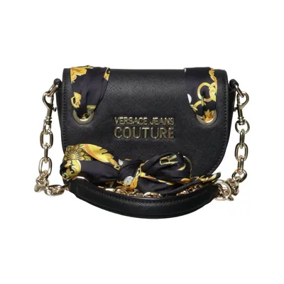 Skuldertaske (Sort, Gul, Flerfarvet) fra Versace Jeans Couture Polyester, Polyurethan