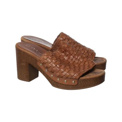 Mules (Brown) from Unisa Leather