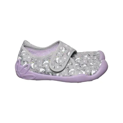 Slippers (Gray, Purple, Multicolored) from Bambulini