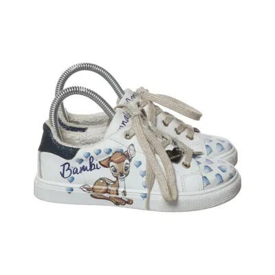 Sneakers (White, Blue, Multicolored) from Monnalisa Leather