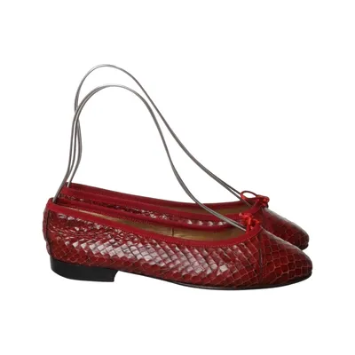 Ballerines (Rouge) de Giselle Cuir