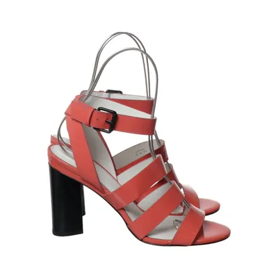 High heel sandals (Red) from What For Leather