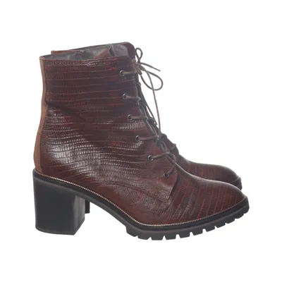 Bottes à talons (Marron) de Softwaves