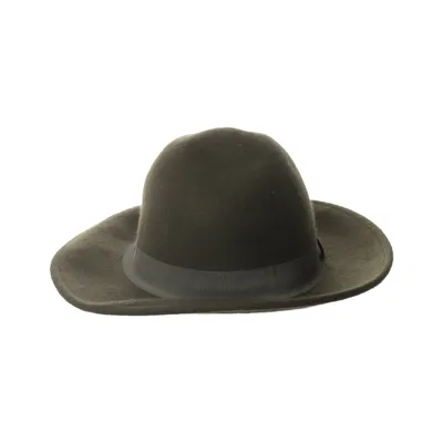 Felt hat (Green) from Pieces Polyester, Wool