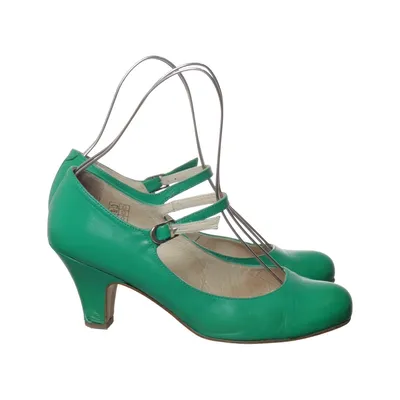 Pumps (Grön) från KMB Skinn