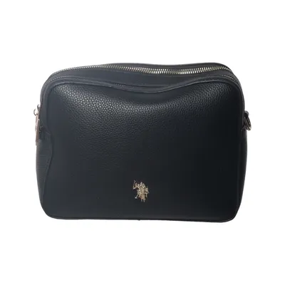Skuldertaske (Sort, Beige) fra U.S. Polo Assn. Polyurethan