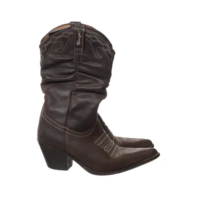 Cowboyboots (Braun) von Wrangler Leder