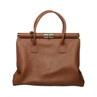 Handväska (Brun) från Borse in Pelle