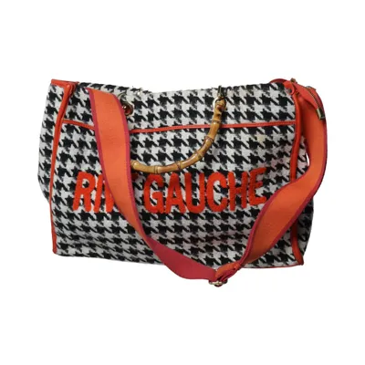 Shoulder-bag (Black, White, Orange) from Vimoda Polyester, Polyurethane