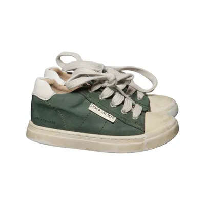 Baskets (Vert, Blanc) de Shoesme Cuir