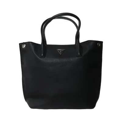 Handbag (Black) from Guess Cotton, Polyester, Polyurethane