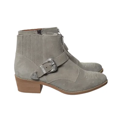 Ankle boots (Gray) from Coolway Leather