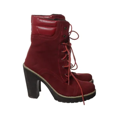 Stiefeletten (Rot) Leder