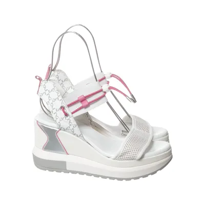Chaussure compensées (Blanc, Rose) de Nero Giardini