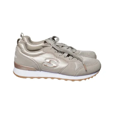 Trainers (Gray) from Skechers Leather