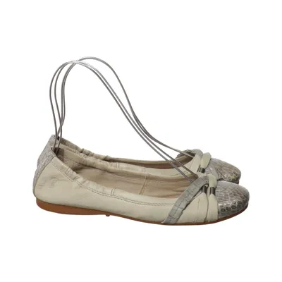 Ballerines (Beige, Argent) de Kämpgen Cuir