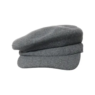 Flat cap (Gray) from Infinity Cotton, Polyester