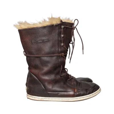 Laced boots (Brown) from Hub