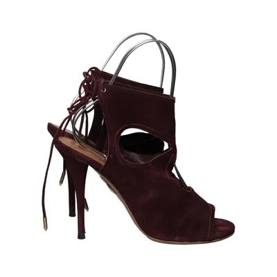 Sandales à talons hauts (Marron) de Aquazzura Cuir