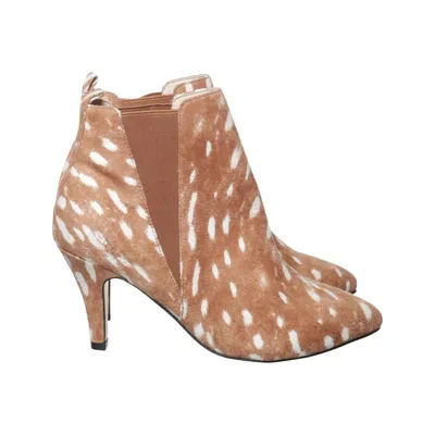 Heeled boots (Brown, White) from Bianco