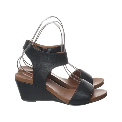 Wedges (Blue) from Pia Leather