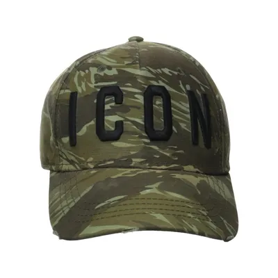 Baseballkeps (Grön, Flerfärgad) från Dsquared2 Bomull