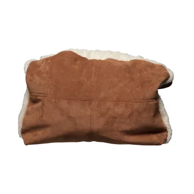 Handbag (Brown, White) from Primark Polyester