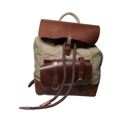 Backpack (Brown, Beige) from Timberland Cotton