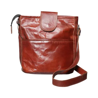 Shoulder-bag (Brown) from Gusti Leder Leather