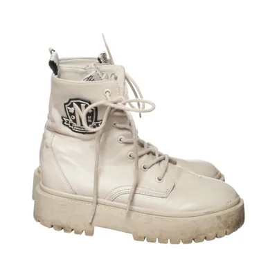 Laced boots (Beige) from Invicta Polyester
