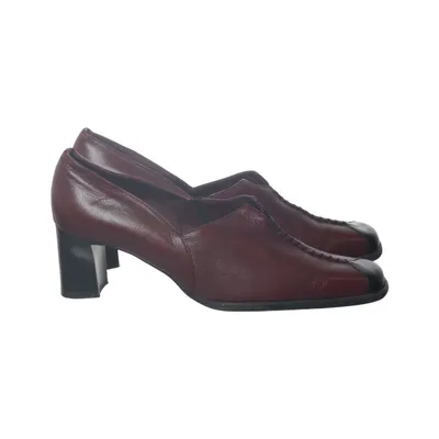 Laarzen met hak (Rood, Zwart) van Sweet Leer