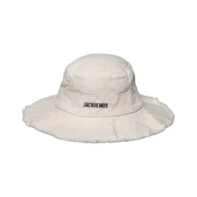 Buckethatt (Beige) från Jacquemus Bomull, Polyester