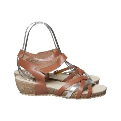 Sandals (Brown, Silver) from Paul Vesterbro Leather