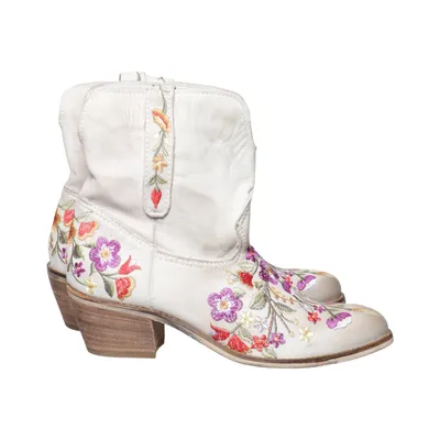 Cowboy boots (Gray, Multicolored) from Lavorazione Artigianale Leather