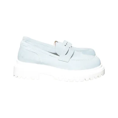 Loafers (Blue, White) from Giro Leather