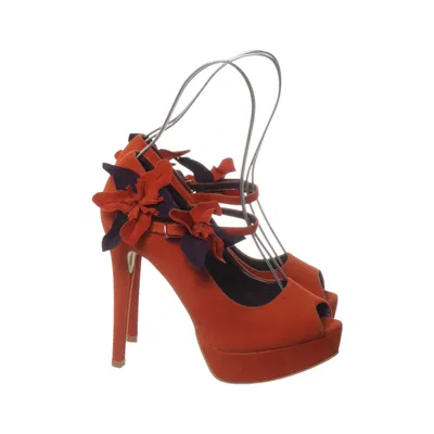 High heel sandals (Orange, Purple) from Belle Women