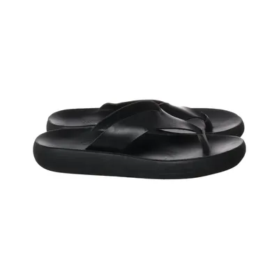 Teenslippers (Zwart) van Ancient Greek Sandals Leer